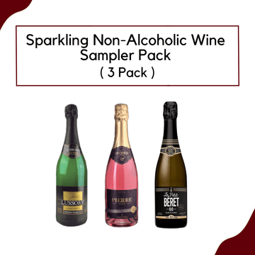 Sparkling Non-alcoholic Wine Sampler Pack (3-Bottles)
