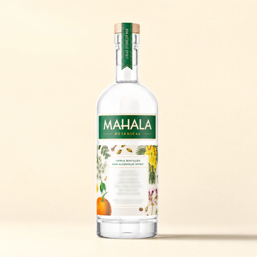 Mahala Botanical Classic 0.0% non-alcoholic spirit, used to make a citrus botanical mocktail
