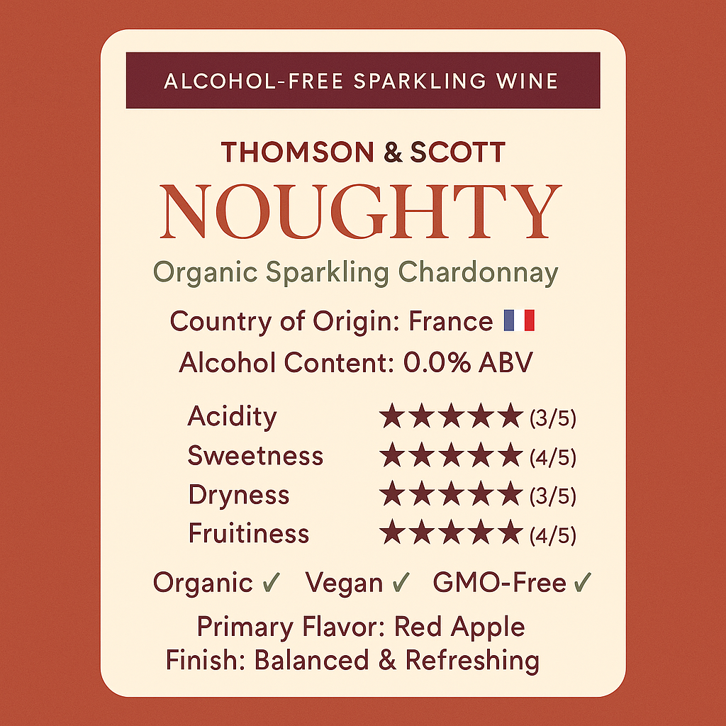 Noughty - Organic Sparkling Chardonnay (0.0%)
