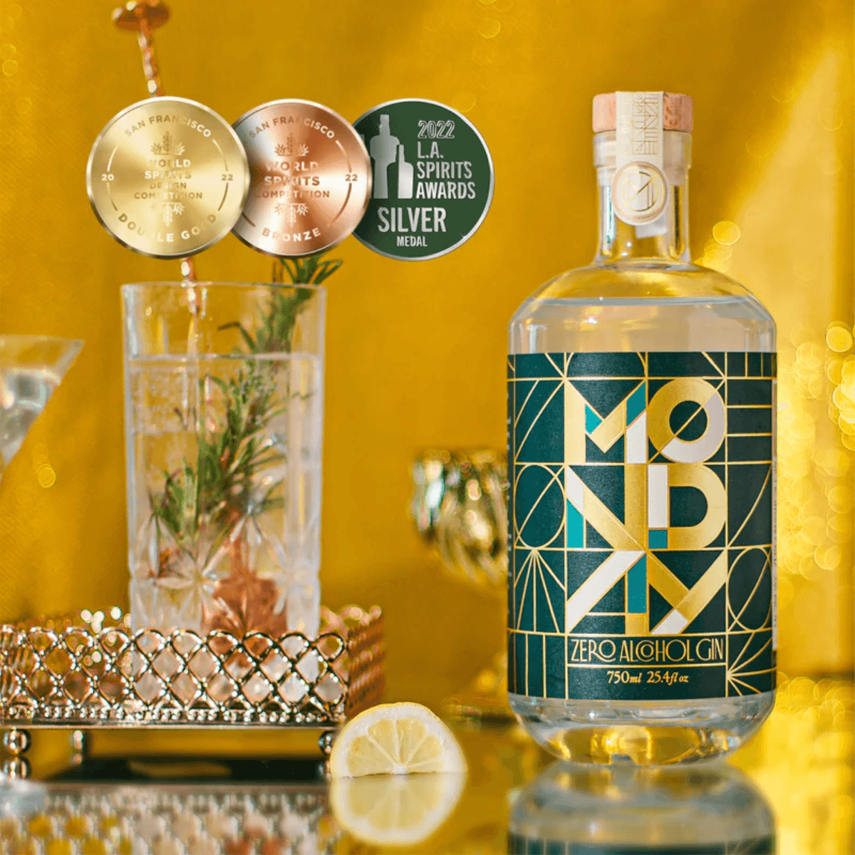 Monday - Gin (750ml) (0.0%) - Halal Wine Cellar