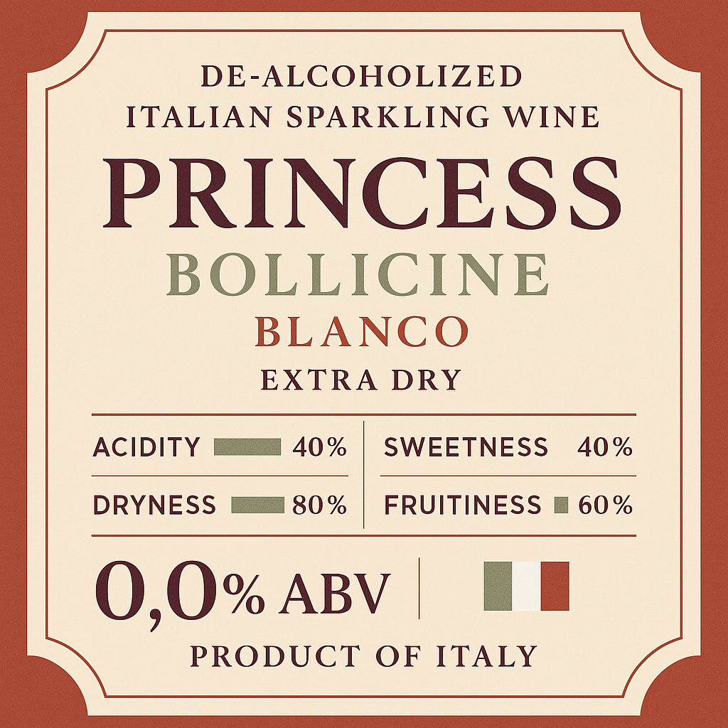 Princess - Bollicine Blanco Extra Dry (Pinot Grigio) (0.0%)