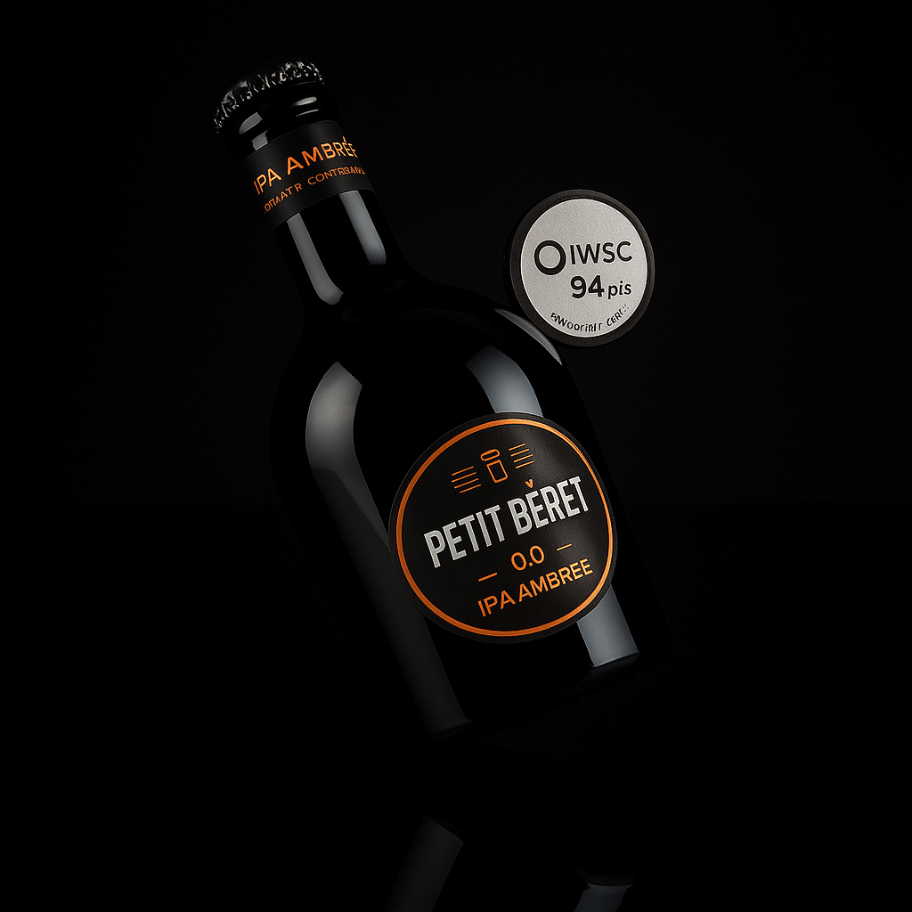 Le Petit Beret - IPA Amber Non-Alcoholic Craft Beer