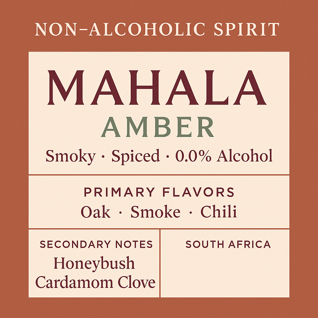 Mahala Botanical Amber - Whiskey Alternative, 750ml