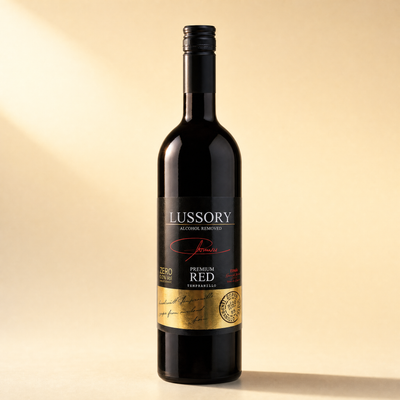 Lussory Premium Tempranillo 0.0% non-alcoholic red wine - hero (cream)