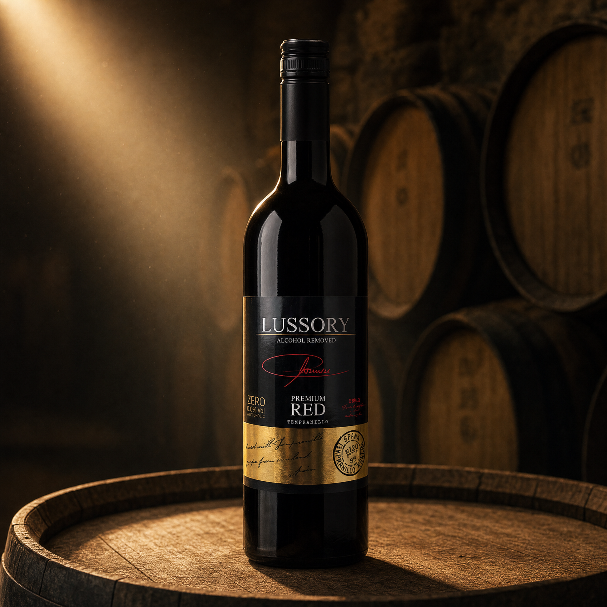 Lussory Premium Tempranillo 0.0% non-alcoholic red wine - provenance cellar