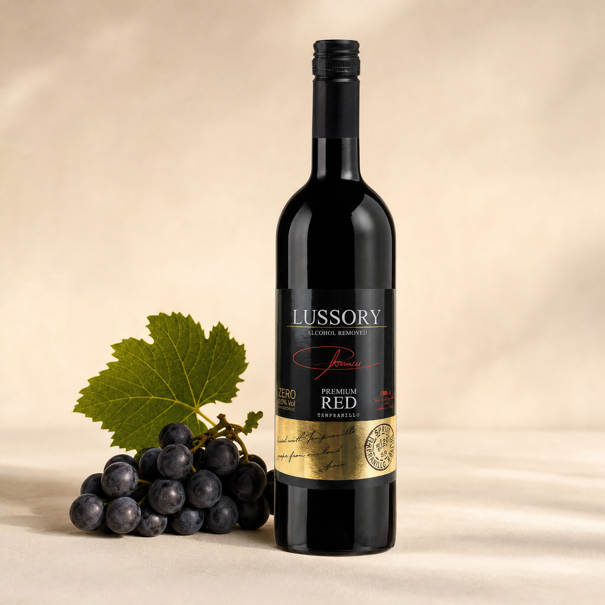 Lussory Premium Tempranillo 0.0% non-alcoholic red wine - value image