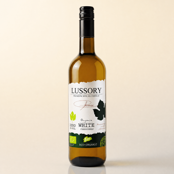 Lussory Organic Chardonnay 0.0% non-alcoholic Spanish white wine — bottle