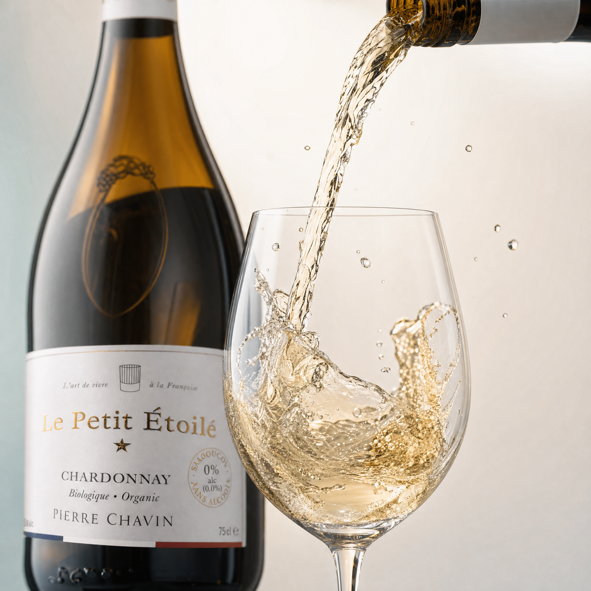 Le Petit Étoilé Chardonnay 0.0% — pour macro