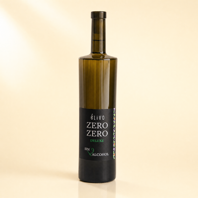 Elivo Zero Zero Deluxe White 0.0% non-alcoholic Spanish white wine — bottle
