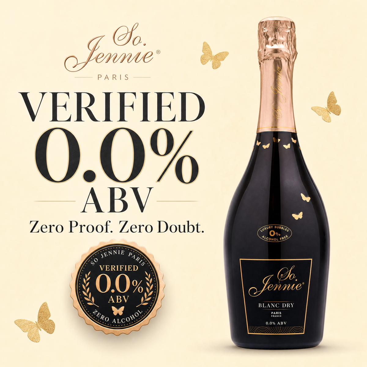 So Jennie Paris Blanc — 0.0% ABV, Zero Proof Zero Doubt