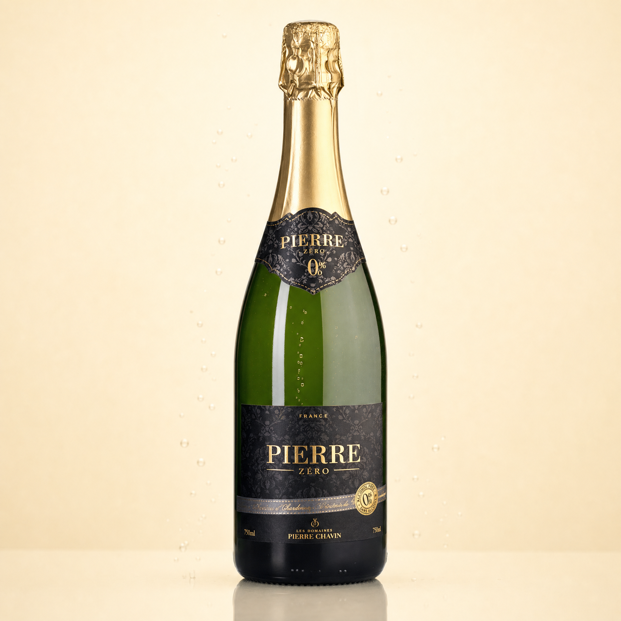 Pierre Zéro Chardonnay Sparkling 0.0% — French dealcoholized sparkling wine