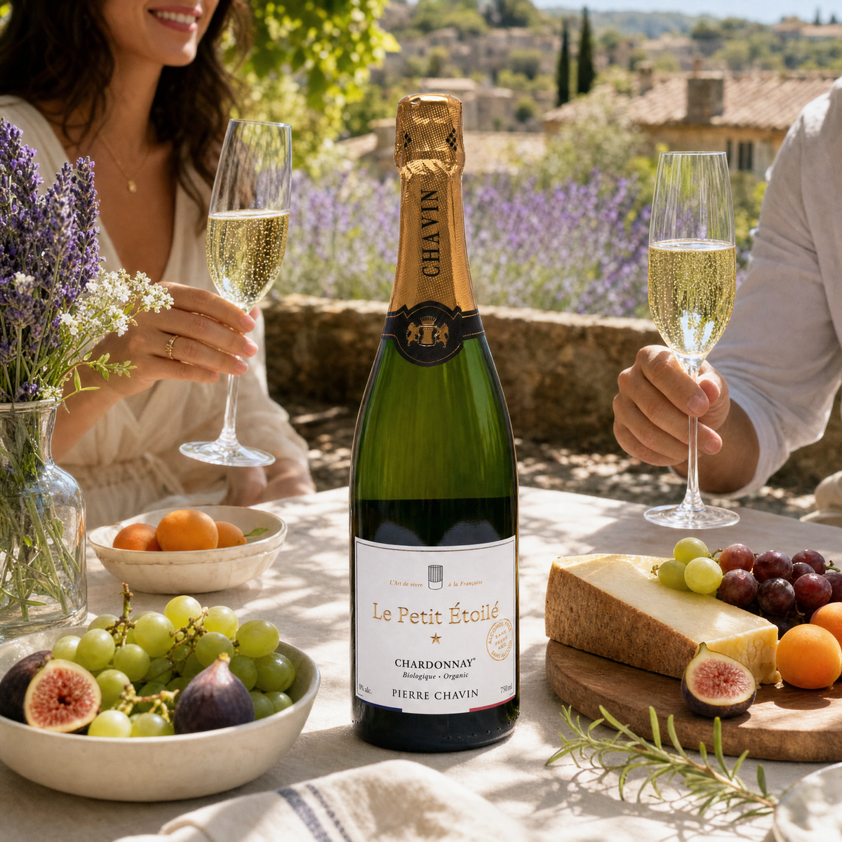 Le Petit Étoilé Chardonnay 0.0% — Provençal garden picnic