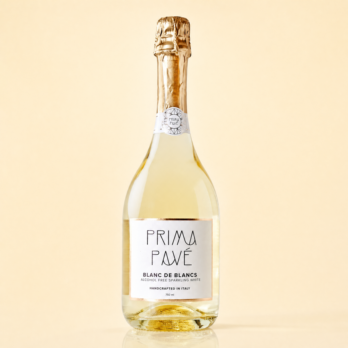 Prima Pavé Blanc de Blancs bottle, one of four in The Premium Cellar
