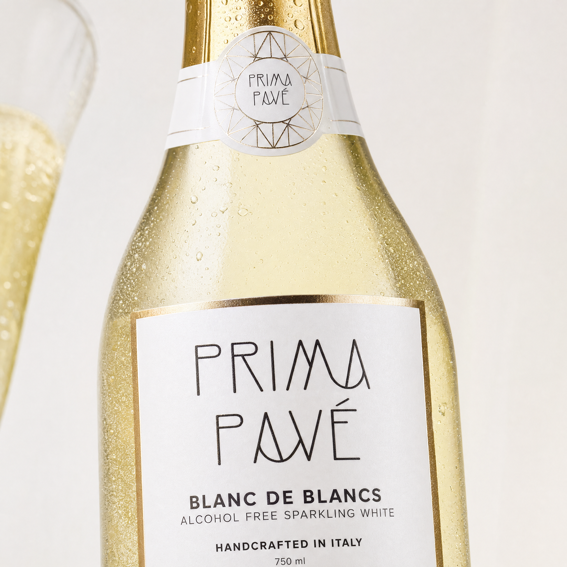 Prima Pavé Blanc de Blancs 0.0% — label detail