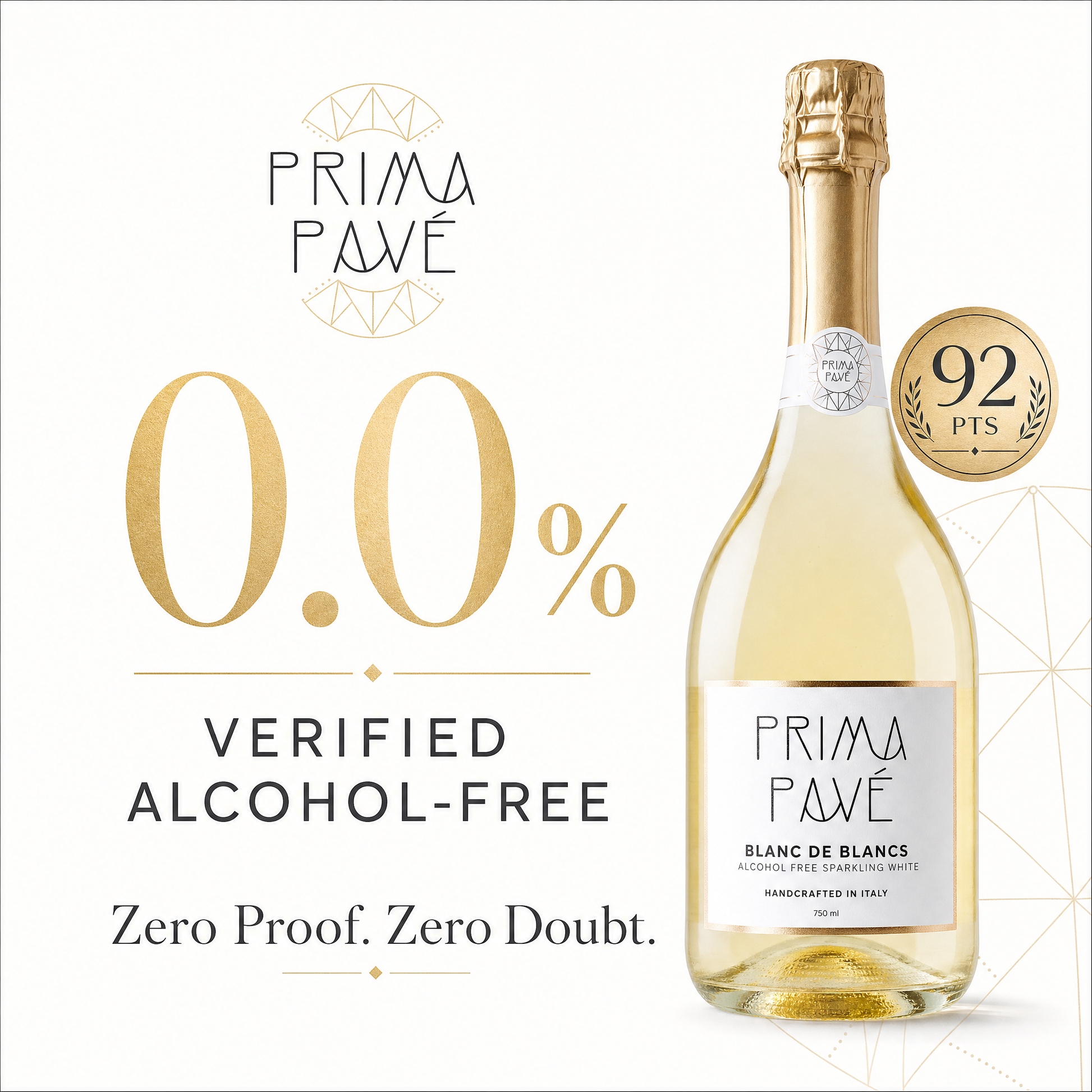 Prima Pavé Blanc de Blancs 0.0% — alcohol-free