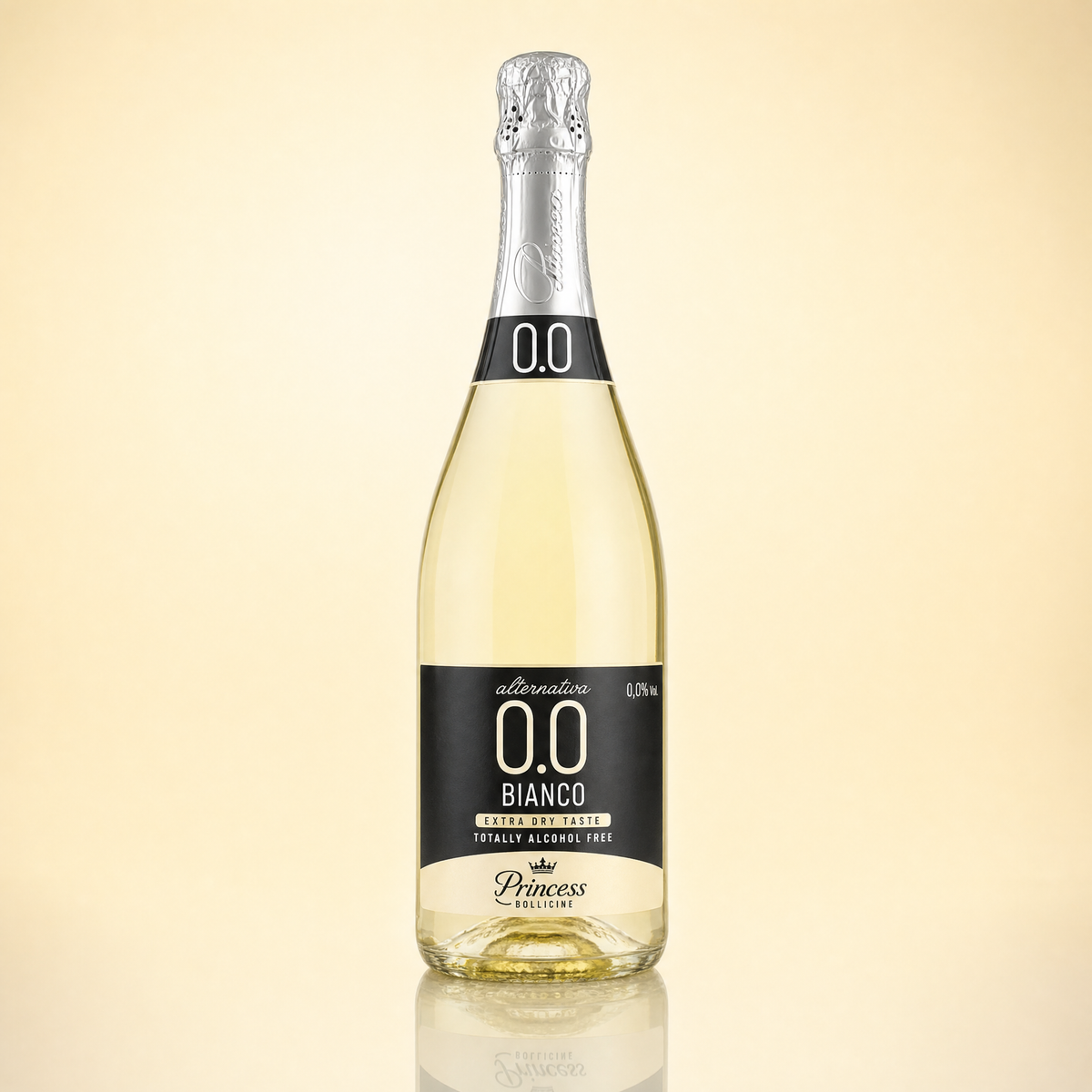 Princess alternativa Bianco Extra Dry 0.0% alcohol-free sparkling — bottle