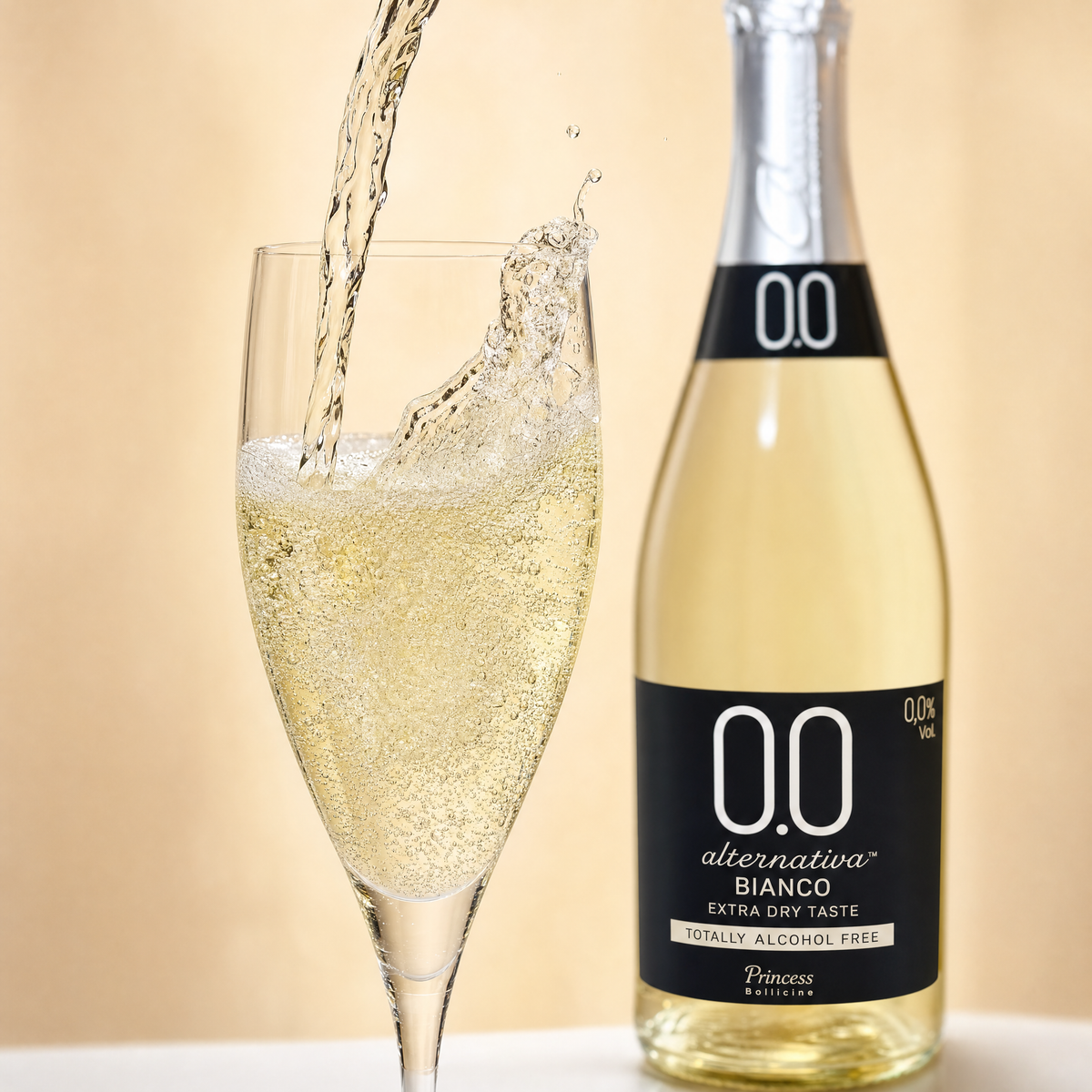 Princess alternativa Bianco Extra Dry 0.0% — pour