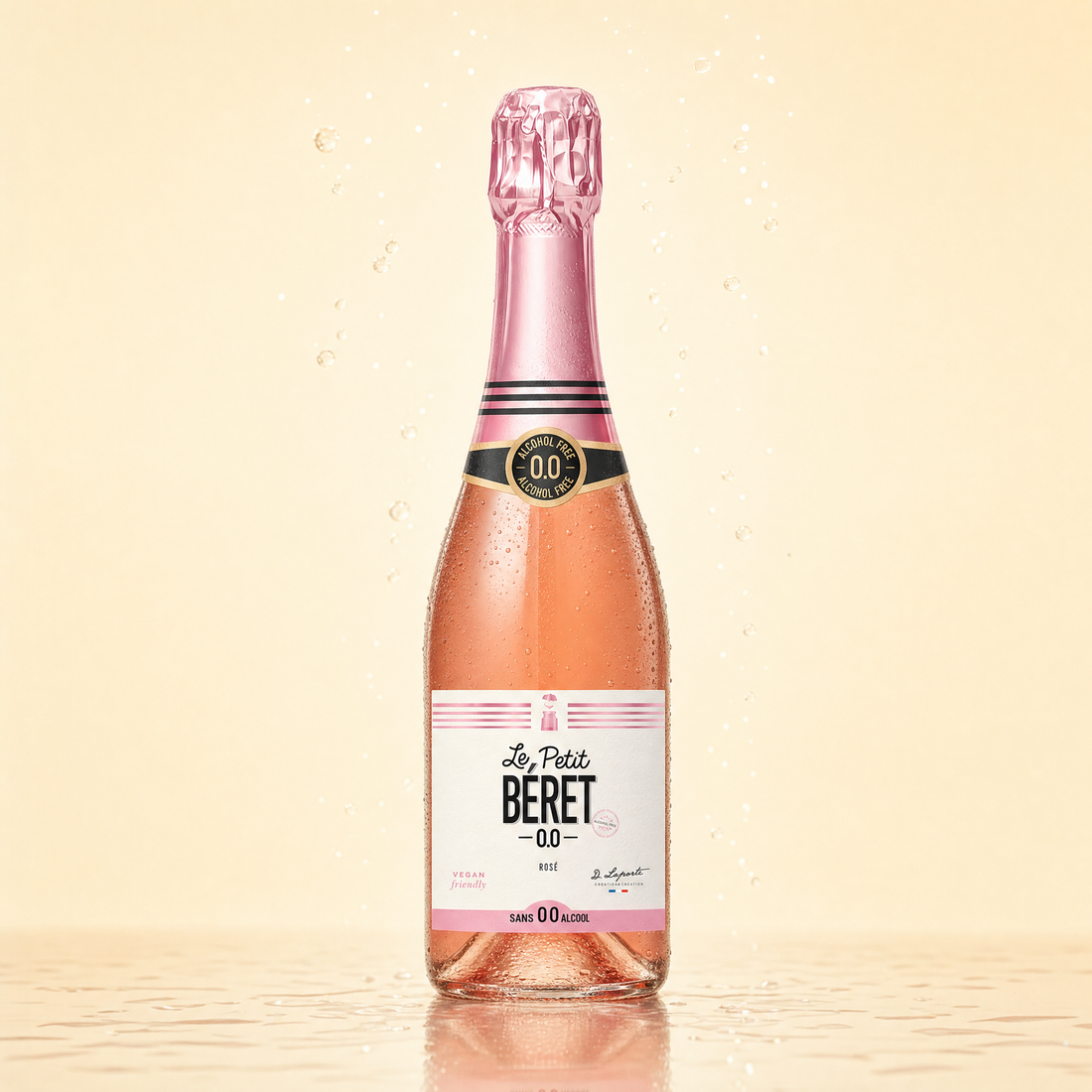 Le Petit Béret Sparkling Rosé (0.0%) — Hero