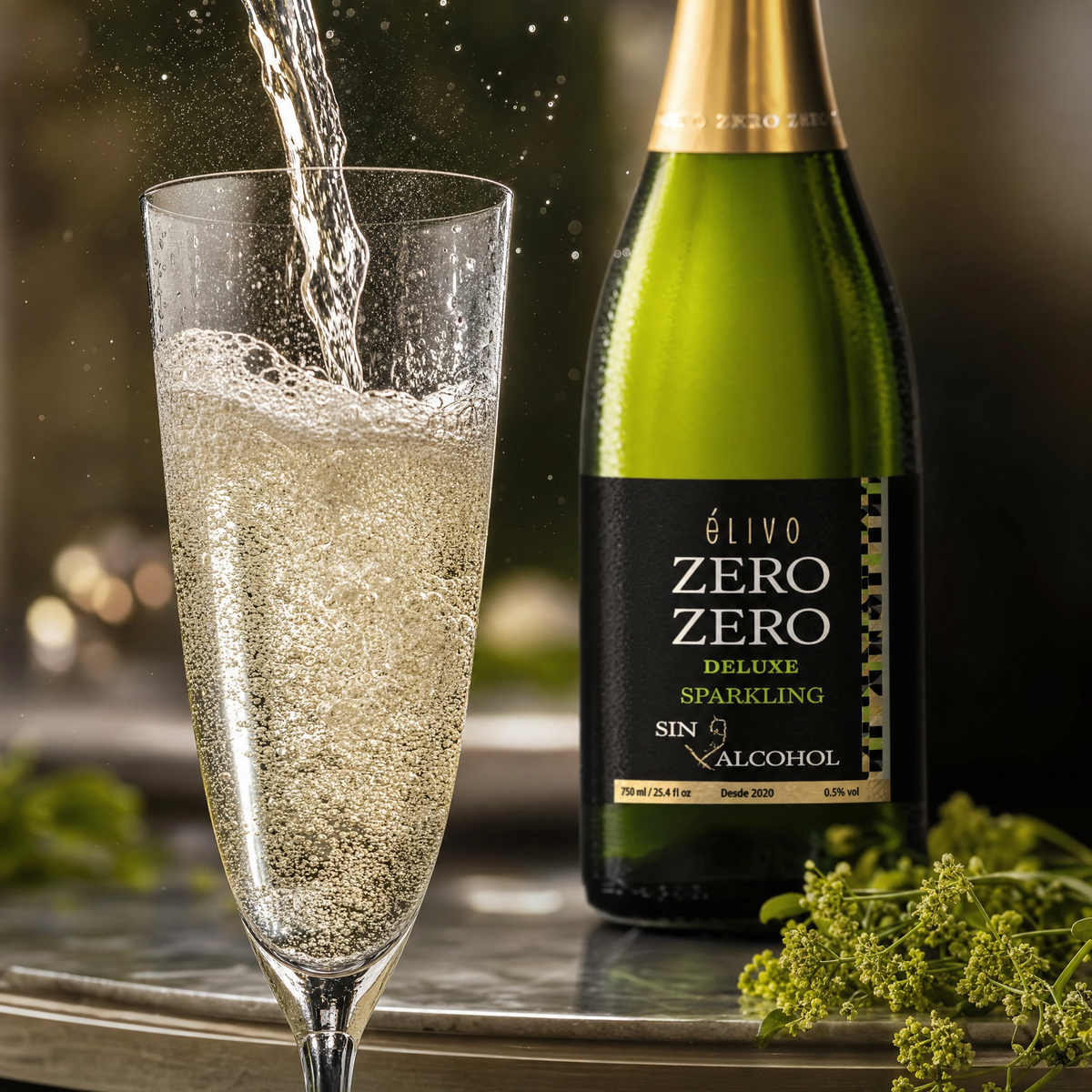 Elivo Deluxe Sparkling — pour