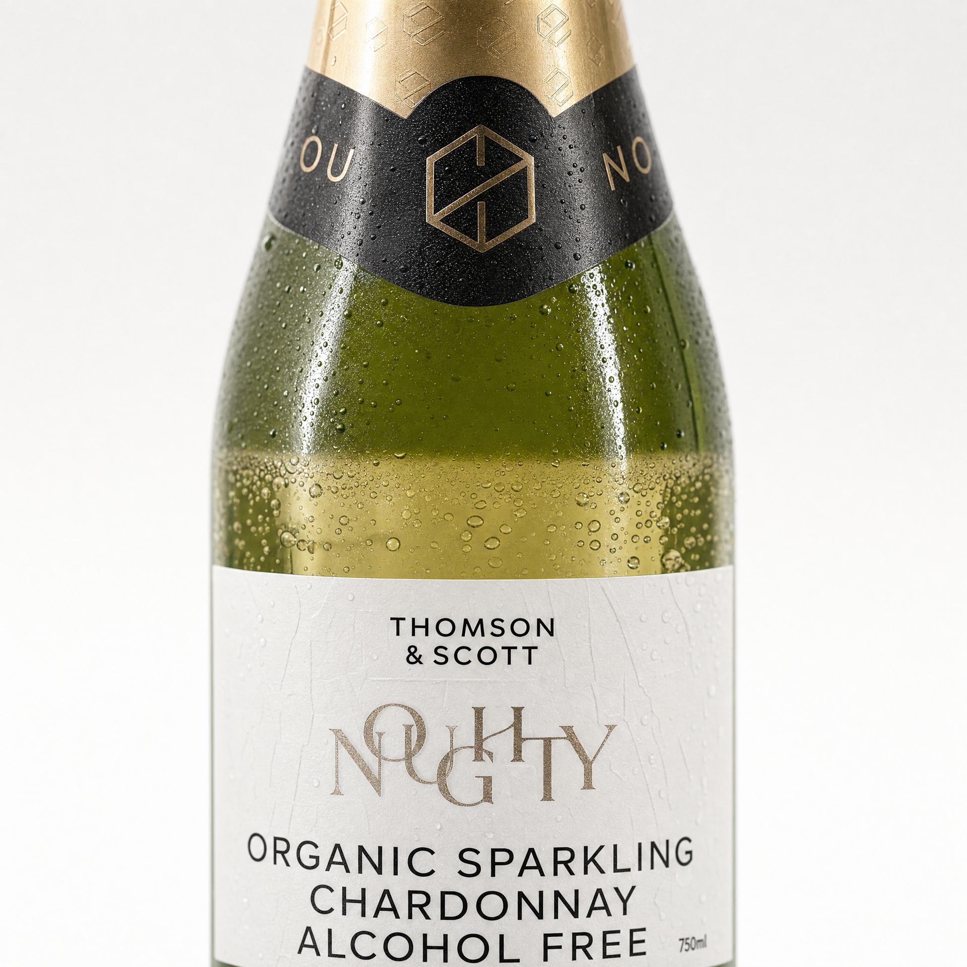 Noughty Chardonnay — label close-up