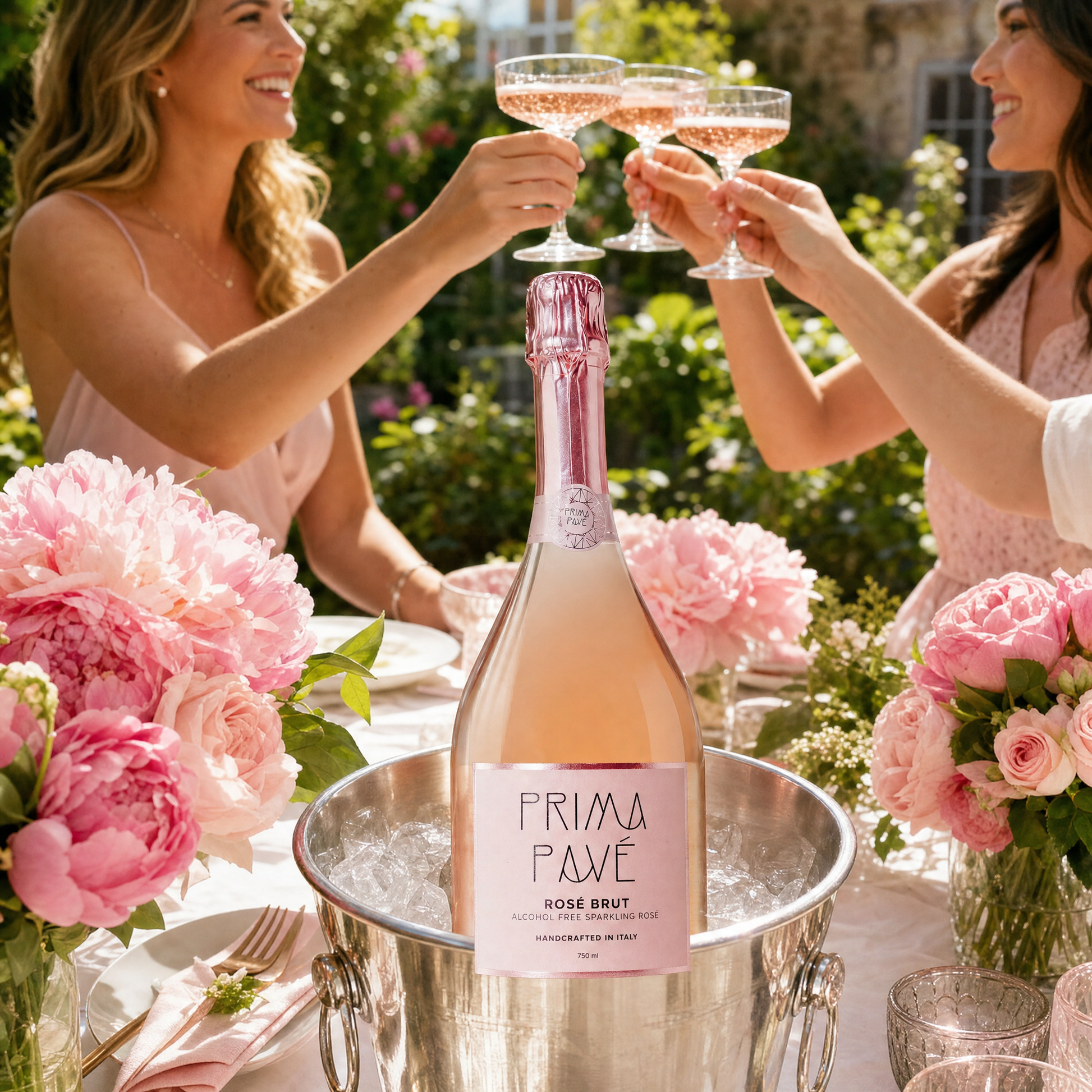 Prima Pavé Rosé Brut — rosé garden party