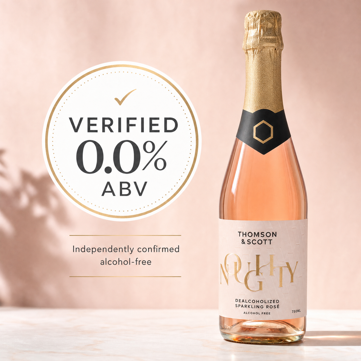 Noughty Rosé — 0.0% ABV