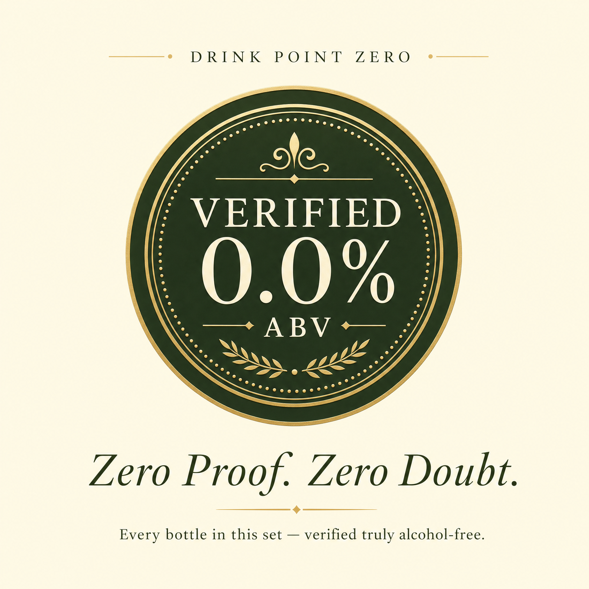 White Wine Sampler — 0.0% ABV, Zero Proof Zero Doubt