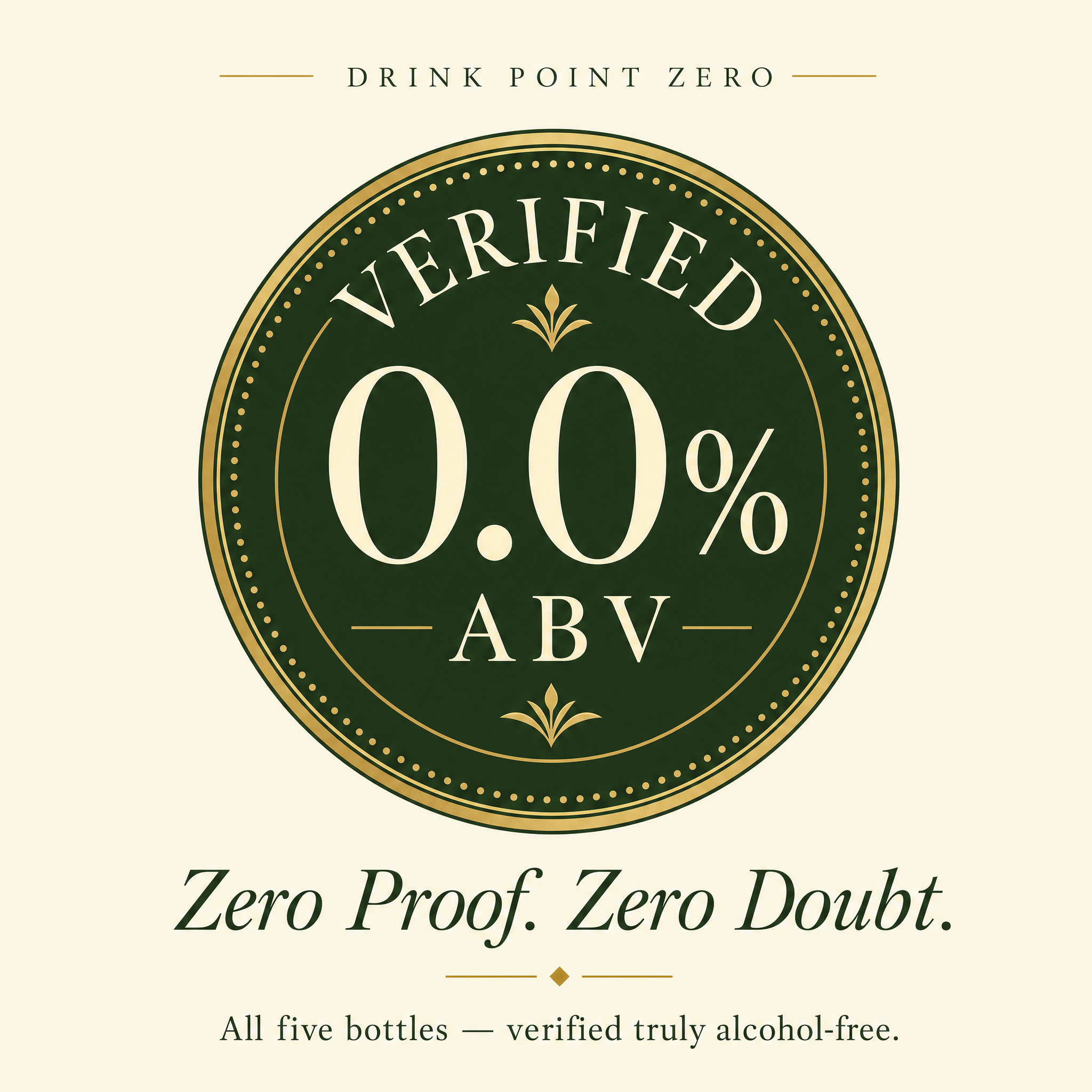 Prima Pave Complete Collection — 0.0% ABV, Zero Proof Zero Doubt