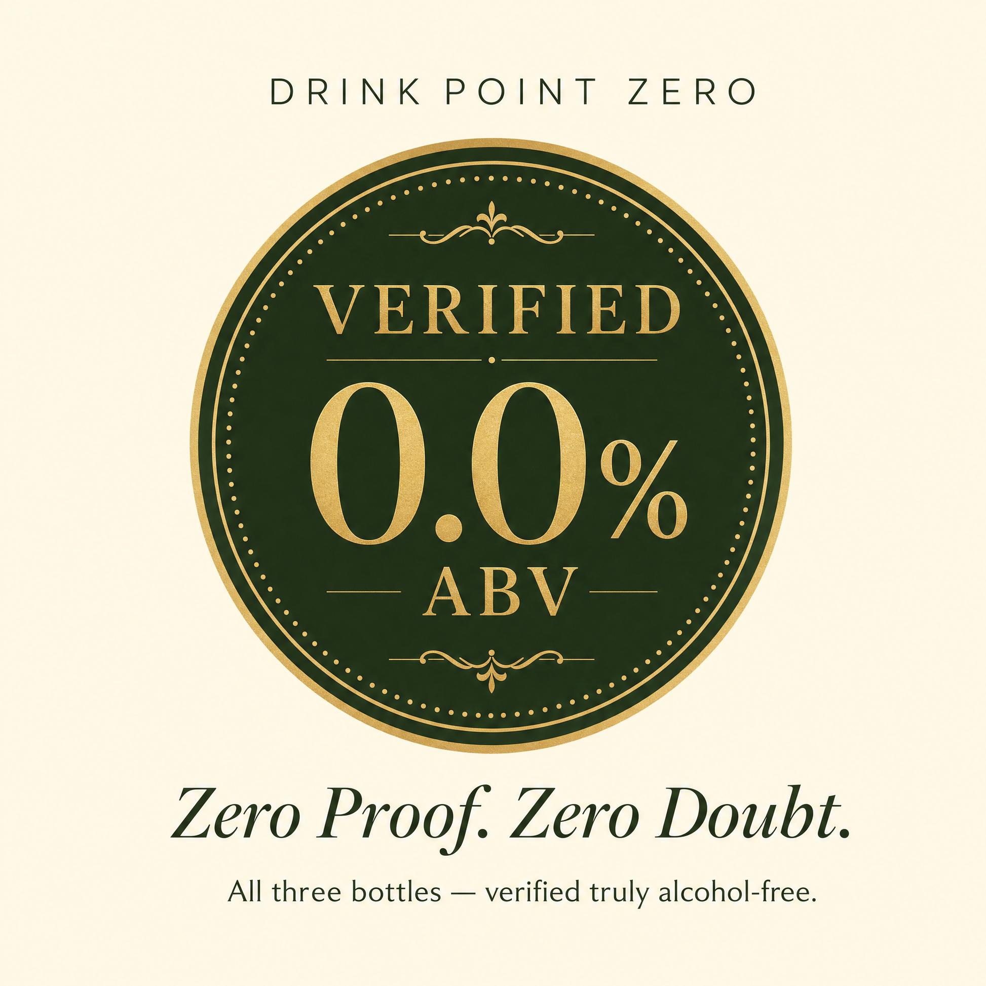 Prima Pave Sparkling Trio — 0.0% ABV, Zero Proof Zero Doubt
