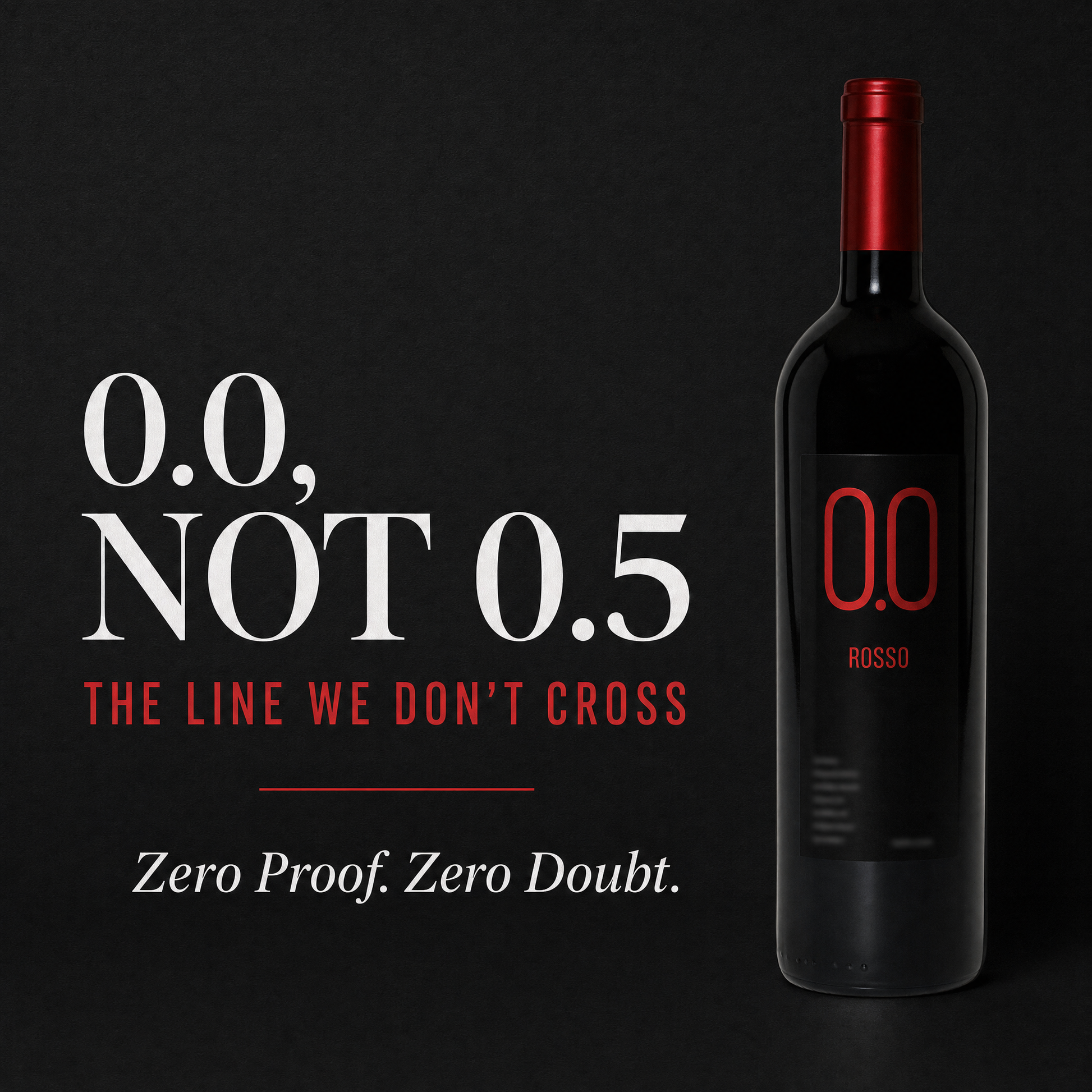 Princess Rosso Dry 0.0% non-alcoholic Italian red wine - 0.0, not 0.5