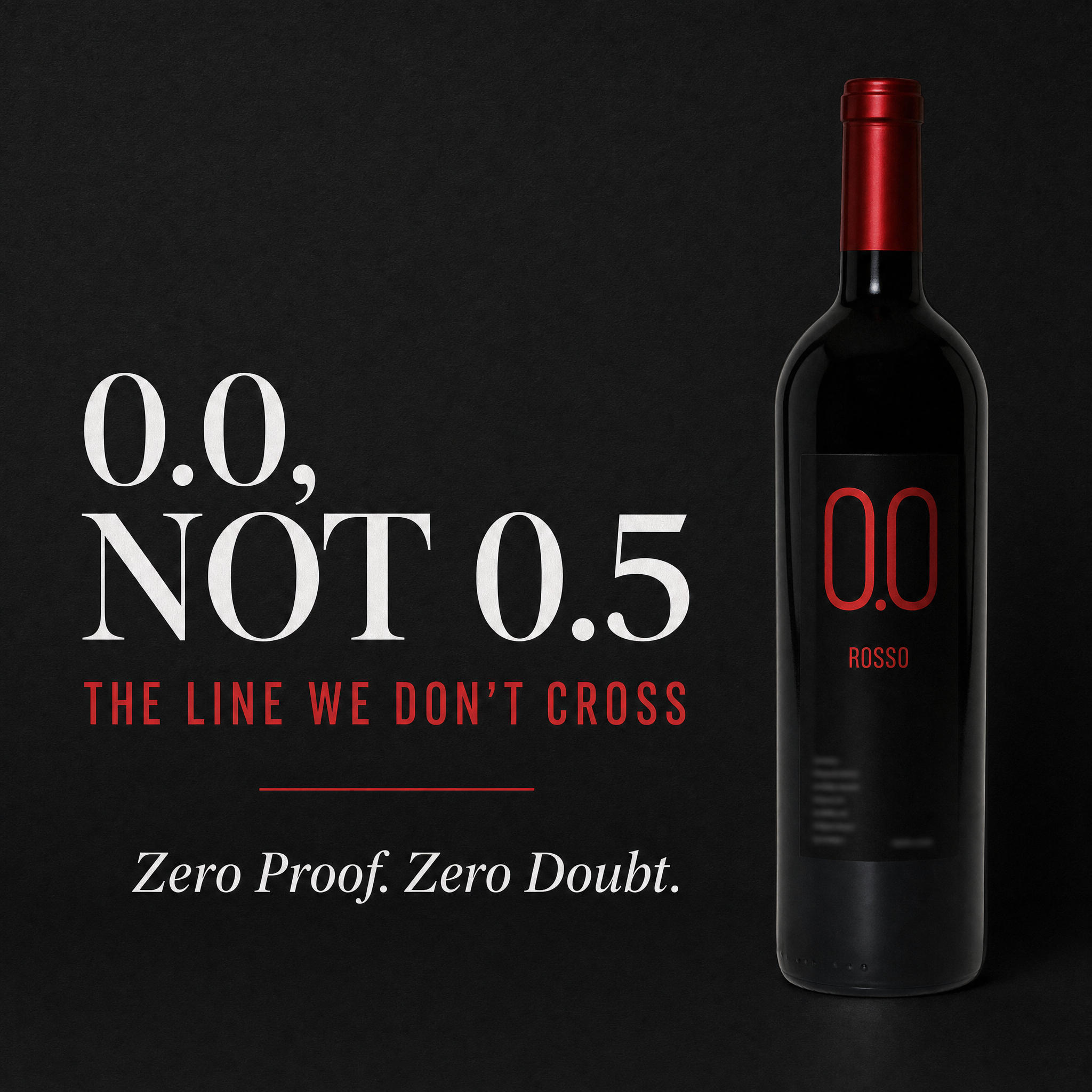 Princess Rosso Dry 0.0% non-alcoholic Italian red wine - 0.0, not 0.5