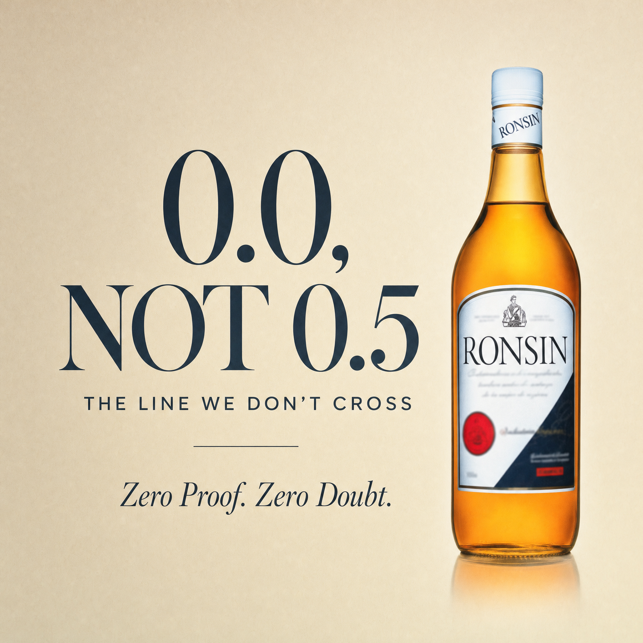 Espadafor Ronsin 0.0% non-alcoholic Spanish rum-style spirit - 0.0, not 0.5