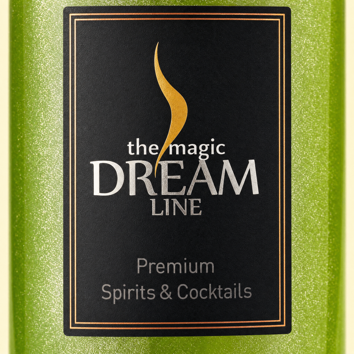 Dream Line Apple alcohol-free mocktail - front label detail