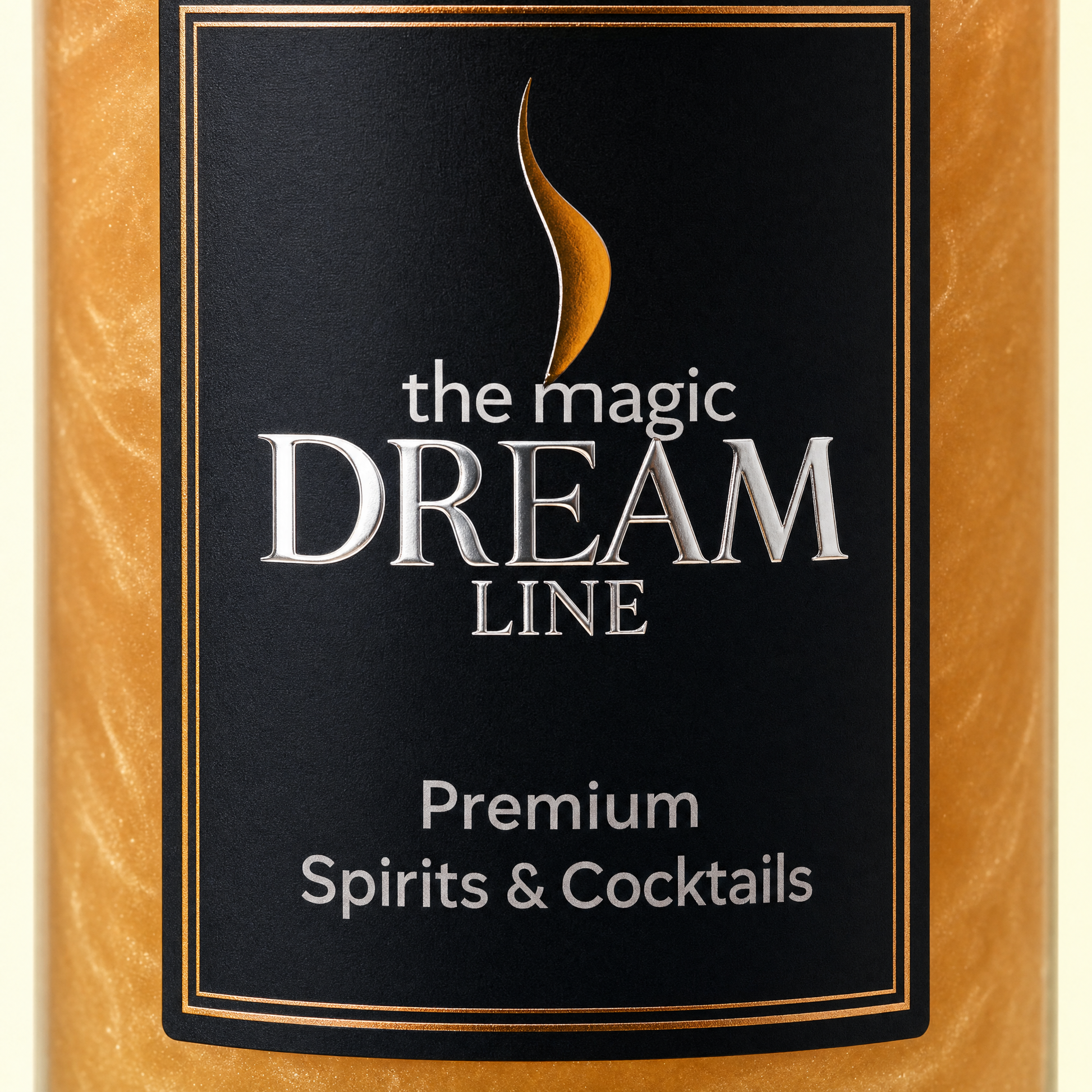 Dream Line Nutwood alcohol-free mocktail - front label detail