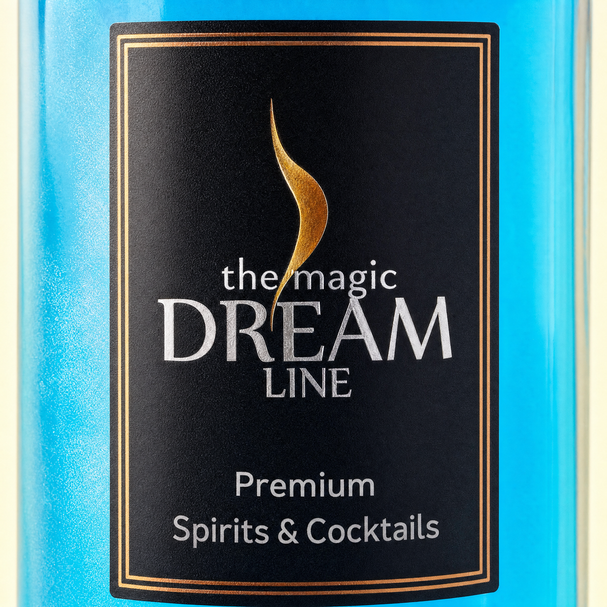 Dream Line Tropical alcohol-free mocktail - front label detail