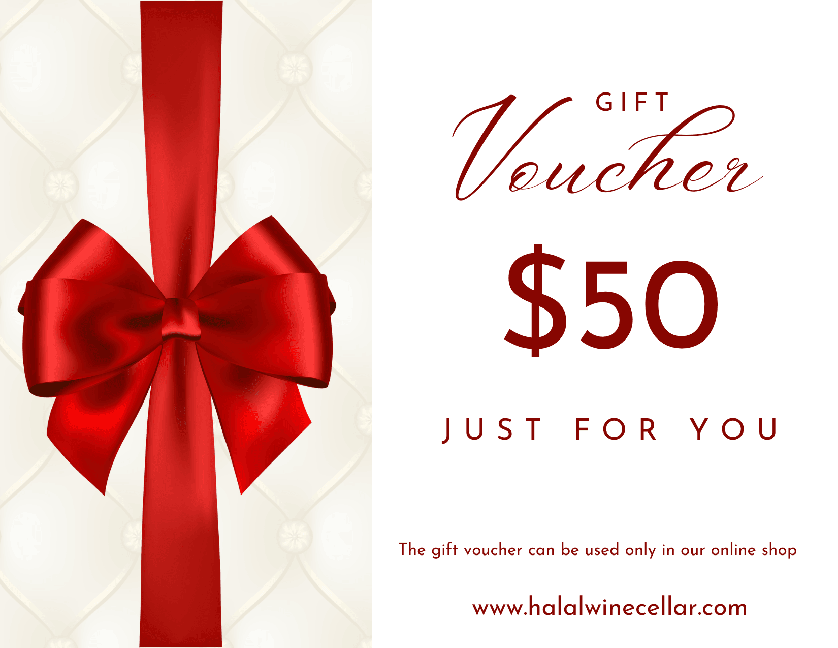 HWC E-Gift Card - Halal Wine Cellar