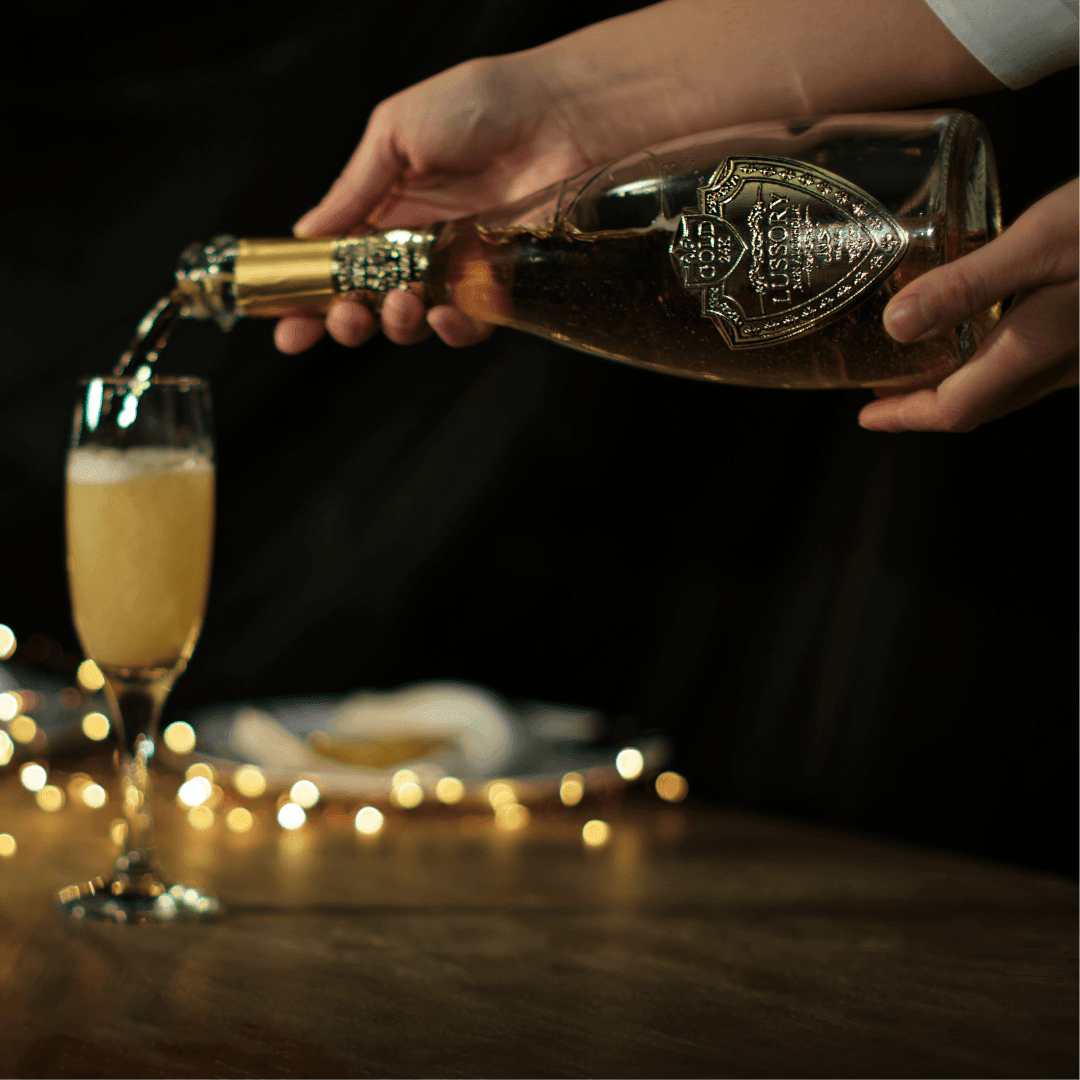 Lussory 24k Gold Sparkling Wine (0.0%) - Halal Wine Cellar