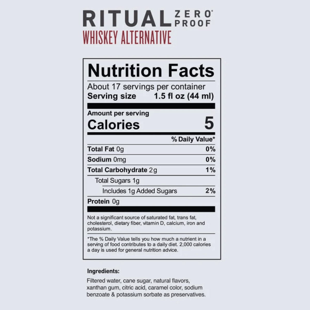 Ritual Whiskey Alternative - Halal Wine Cellar