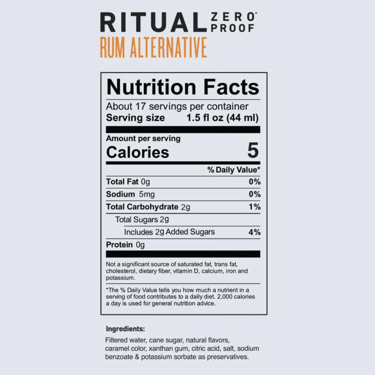 Ritual Rum Alternative - Halal Wine Cellar