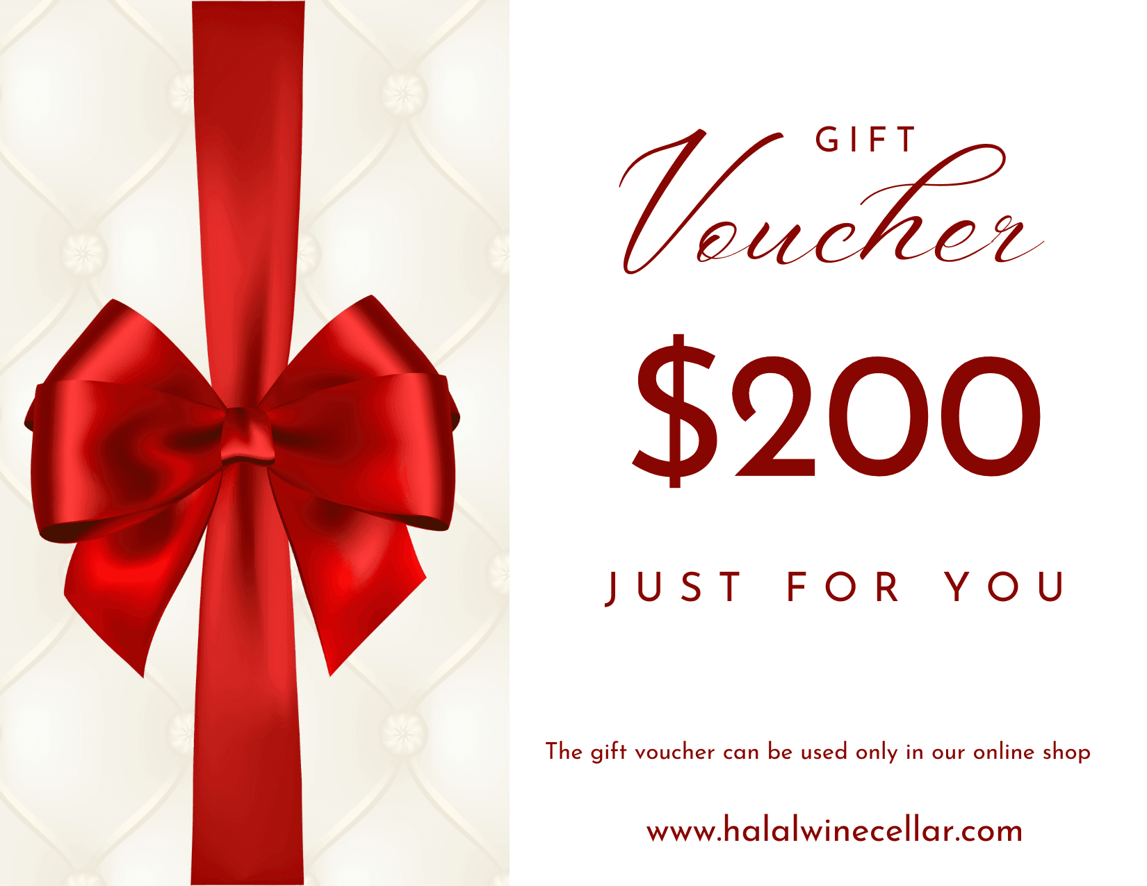 HWC E-Gift Card - Halal Wine Cellar