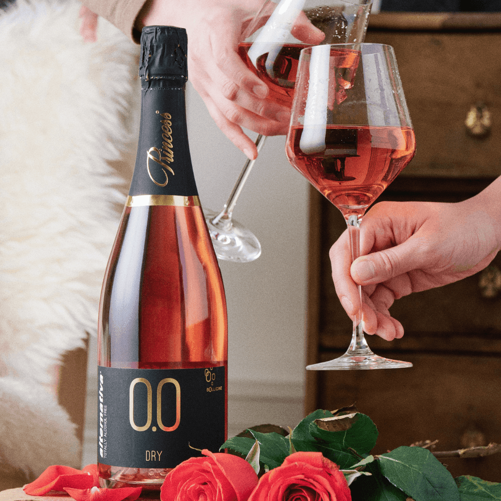 Princess - Bollicine Rosato Dry (0.0%) - Halal Wine Cellar