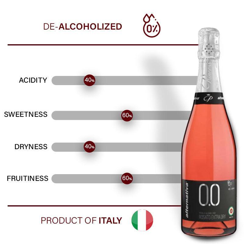 Princess - Bollicine Rosato Dry (0.0%) - Halal Wine Cellar