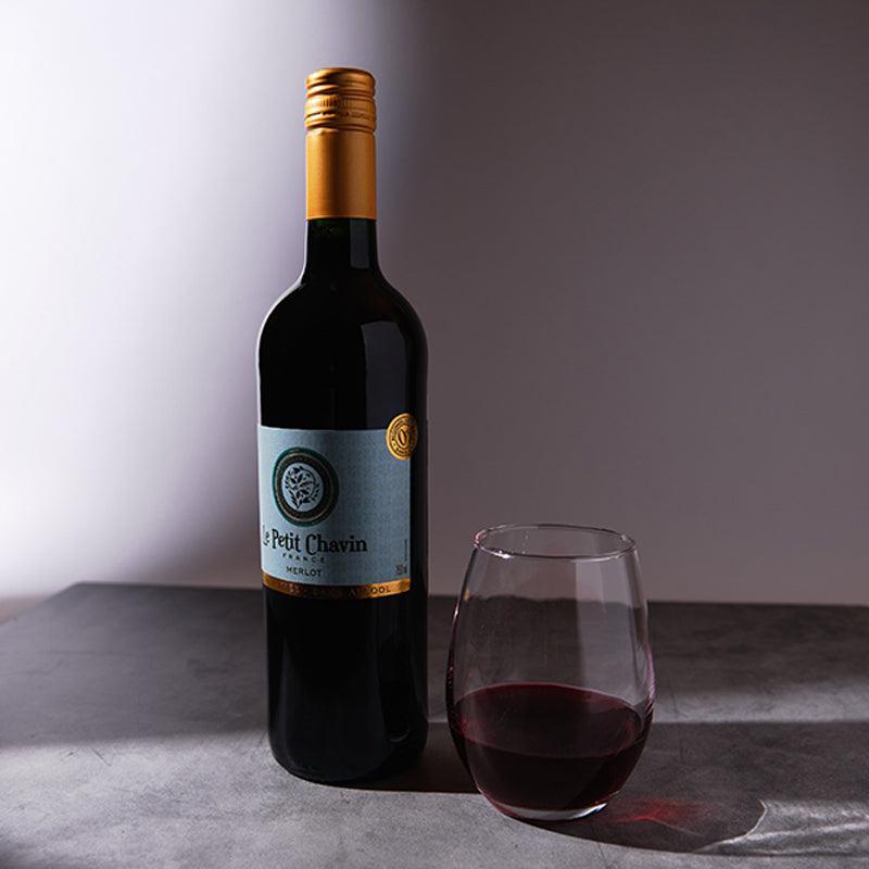 Le Petit Chavin - Merlot (0.0%) - Halal Wine Cellar